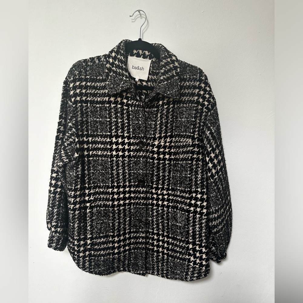 Ba&sh wool shirt jacket